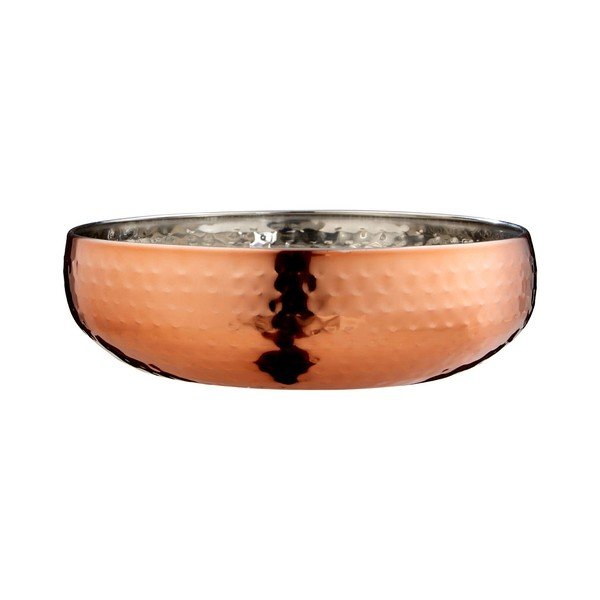 Ciotola decorativa in oro rosa martellato, ⌀ 21 cm - Premier Housewares