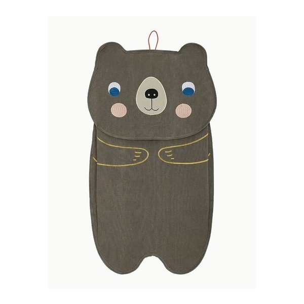 Organizer da appendere marrone in tessuto Darling Bear – OYOY Mini