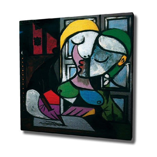 Pittura murale su tela Picasso, 45 x 45 cm - Wallity