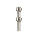 Vaso color argento opaco in metallo (altezza totale 10 cm) Nagel – STOFF Nagel