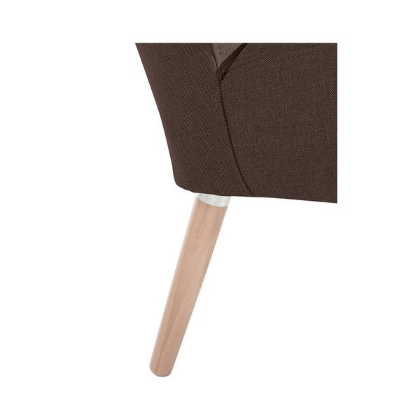 Poltrona Neele Chocolate marrone scuro - Max Winzer-image-1
