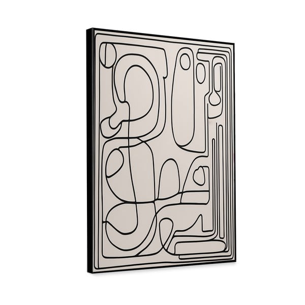 Dipinto 60x90 cm Labyrinth of Lines – knor
