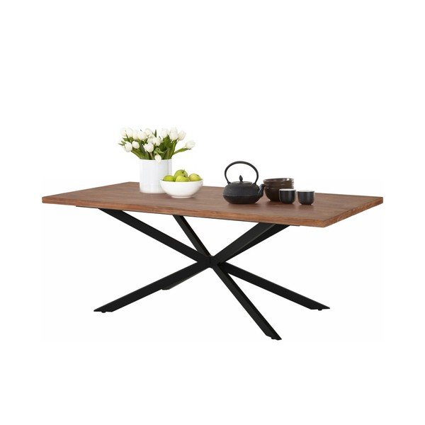 Tavolo da pranzo in decoro naturale Adrian, 200 cm - Støraa-image-3