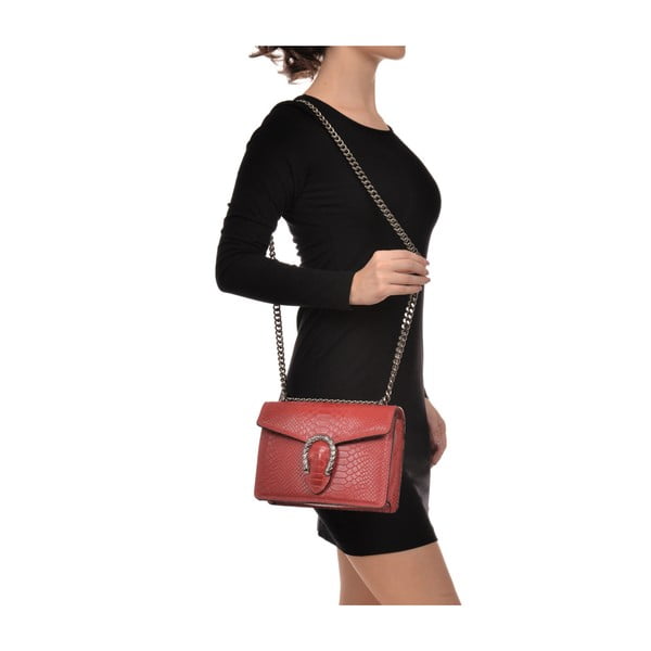 Tasca in pelle rossa Fiona - Renata Corsi-image-4