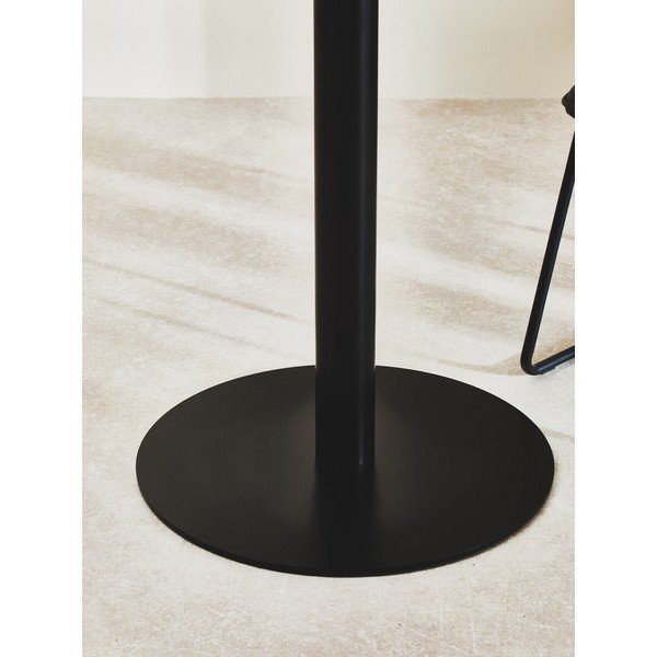 Tavolo da pranzo rotondo con piano in vetro ø 90 cm Metropolitan – Premier Housewares-image-3