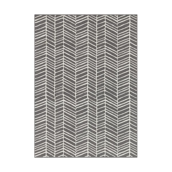 Tappeto grigio , 160 x 220 cm Velvet - Ragami