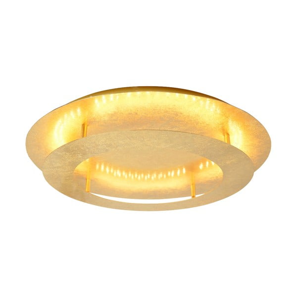 Lampada da soffitto a LED in oro con paralume in metallo 40x40 cm Merle - Candellux Lighting