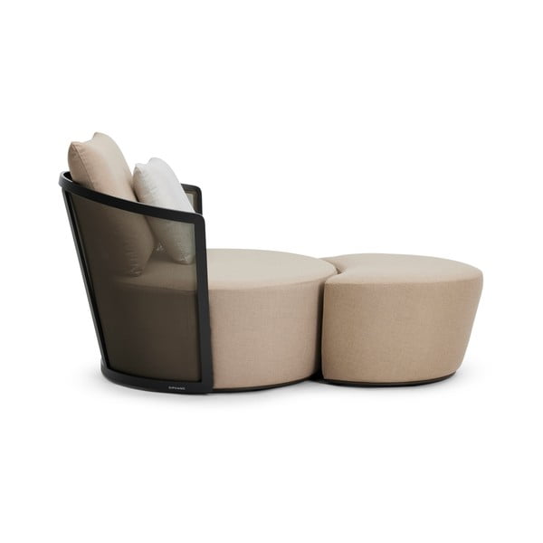 Pouf da giardino beige Cielo - Diphano-image-3