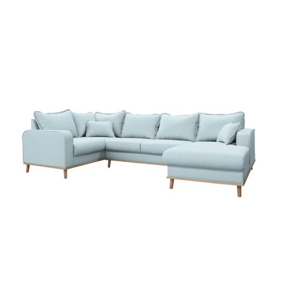 Divano angolare azzurro (angolo destro) Beata - Ropez-image-2