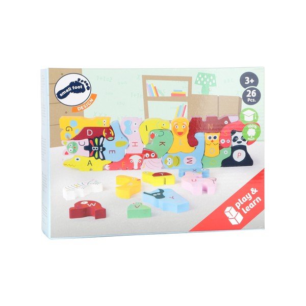 Puzzle in legno per bambini ABC - Legler-image-4