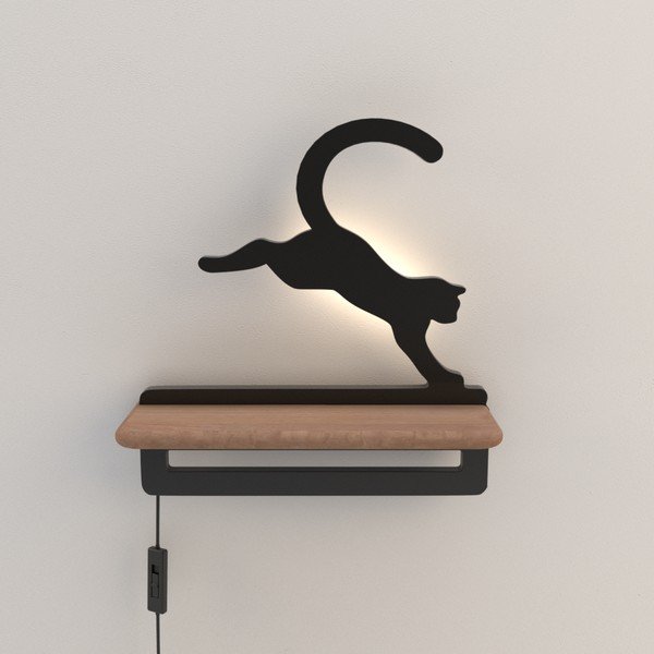 Apparecchio nero per bambini Cat - Candellux Lighting-image-1