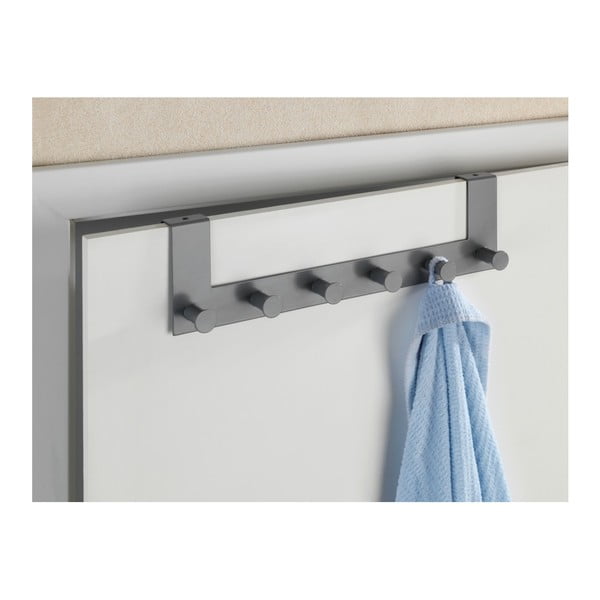Appendiabiti in metallo grigio 39 cm Celano - Wenko-image-1
