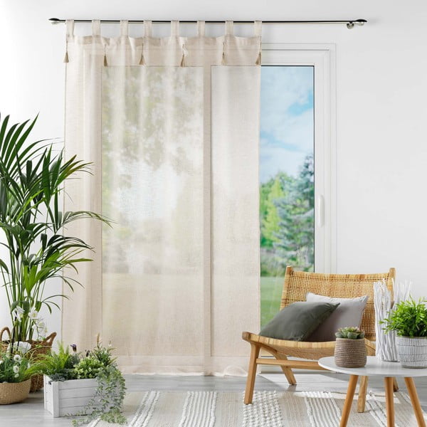 Tenda beige 140x240 cm Dalila - douceur d'intérieur-image-2
