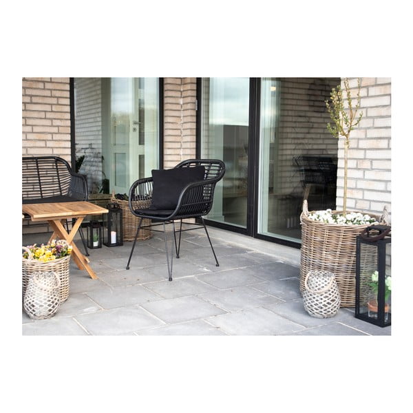 Set di 2 poltrone da esterno in rattan con cuscino Trieste - House Nordic-image-4