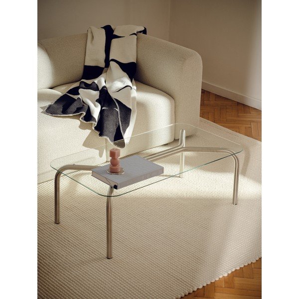 Coperta nera/color crema 150x200 cm Tul – noo.ma-image-2