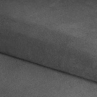 Poggiapiedi in velluto grigio scuro Estela - Casa Selección