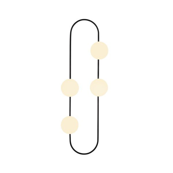 Lampada da parete in metallo nero Opviq luci Karpos - Opviq lights-image-1