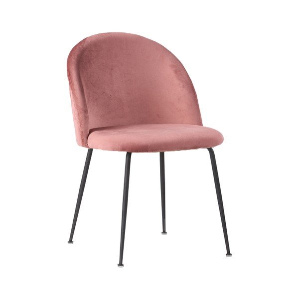 Set di 2 sedie da pranzo in velluto rosa Geneve - House Nordic