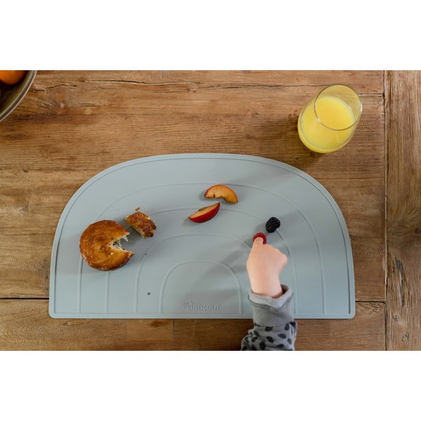 Tovaglietta Rainbow in silicone blu, 47 x 26 cm - Kindsgut-image-4