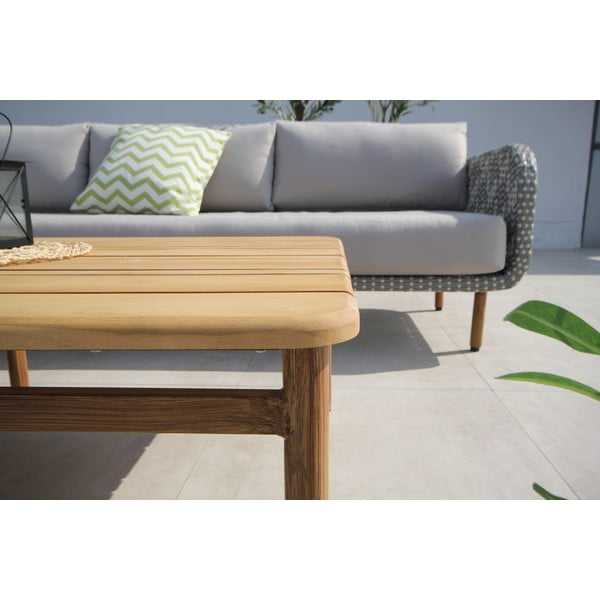 Set da giardino in rattan artificiale grigio per 6 persone Norheim - Bonami Selection-image-3