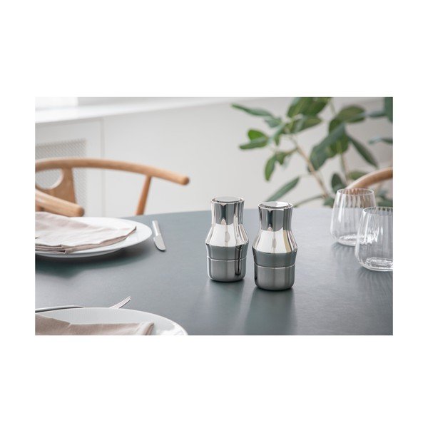 Macinatore da cucina color argento lucido in acciaio inox Dorotea – Gense-image-3