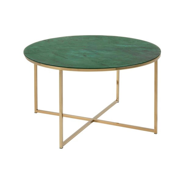 Tavolino rotondo verde ø 80 cm Alisma - Actona