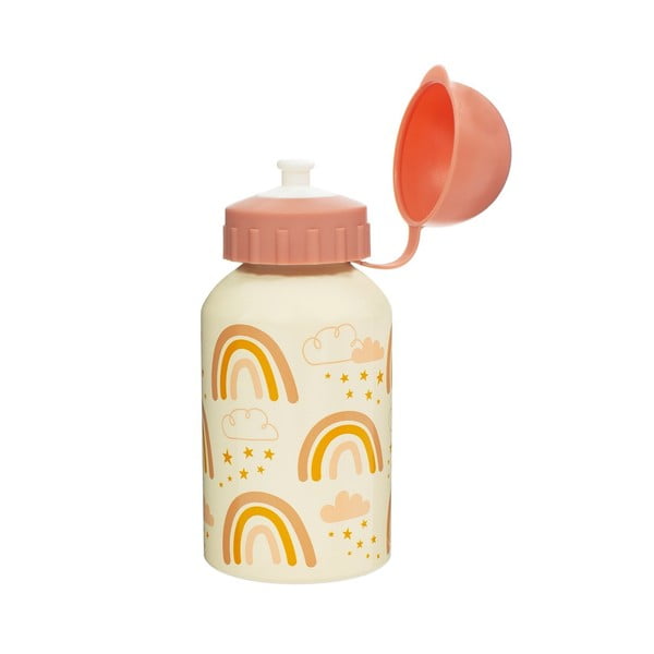 Biberon arancione e rosa, 250 ml Earth Rainbow - Sass & Belle-image-1