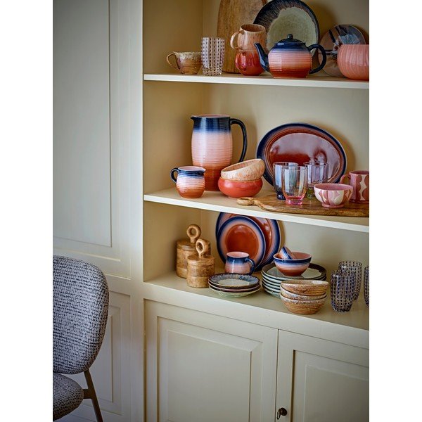 Ciotoline in set per zuppe e minestre blu/arancioni in ceramica 4 pz 350 ml Tatum – Bloomingville-image-2