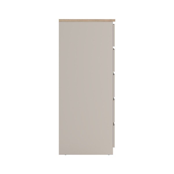Credenza color crema 77x121x50 cm Naia – Tvilum-image-4