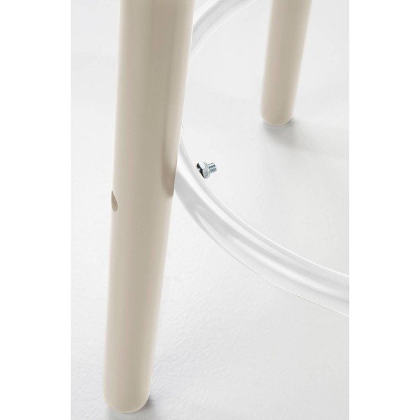 Sedia da bar grigia in pino massiccio (altezza della seduta 65 cm) Kinna – Jotex-image-2