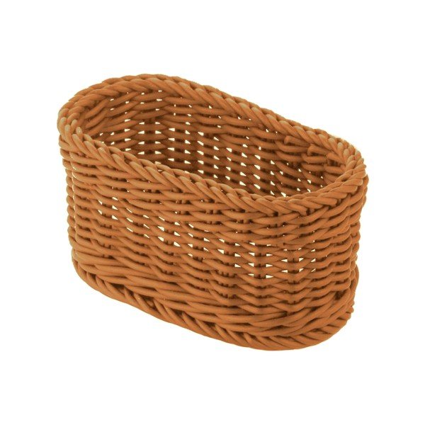 Košík Tischkorb Oval Beige, 14x7,5x6,5 cm