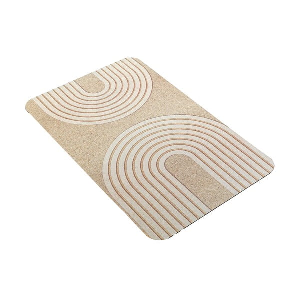 Tappetino per il bagno marrone chiaro 50x80 cm Adriel – douceur d'intérieur-image-4