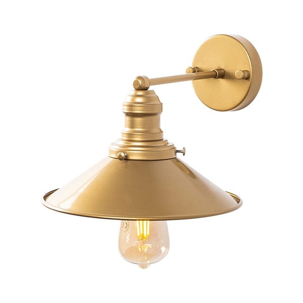 Lampada da parete color oro ø 24 cm Conical - Opviq lights