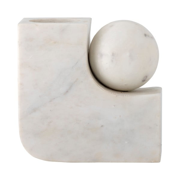 Vaso in marmo bianco Abbelin - Bloomingville-image-3