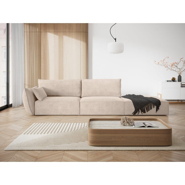 Divano angolare beige Vanda - Mazzini Sofas-image-1
