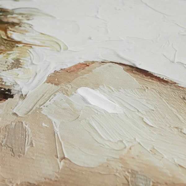 Quadro con elementi dipinti a mano 70x100 cm Charlotte – Styler-image-4