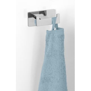 Gancio autobloccante in acciaio inox in argento lucido Genova Shine - Wenko
