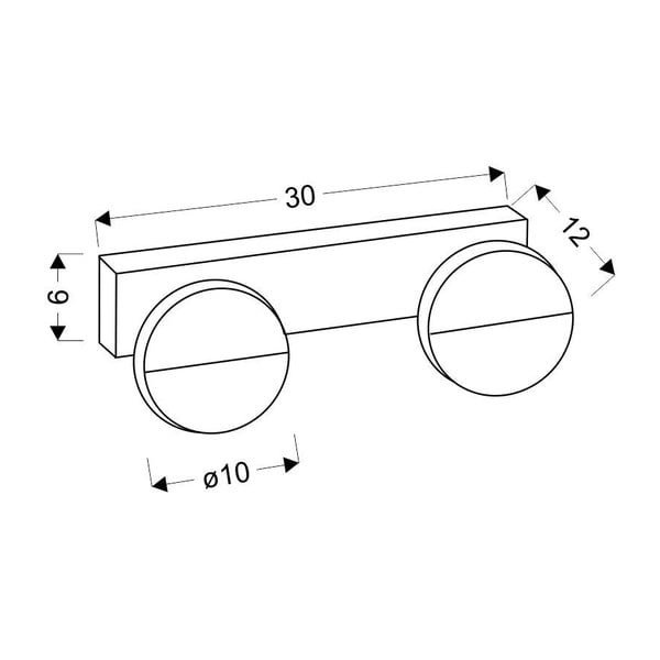 Lampada da parete a LED bianca Sing - Candellux Lighting-image-2