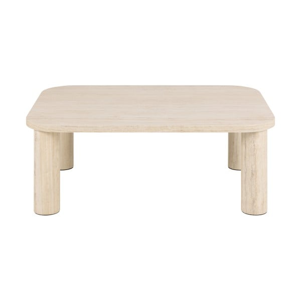 Tavolino beige effetto marmo 75x100 cm Solano - Actona-image-3