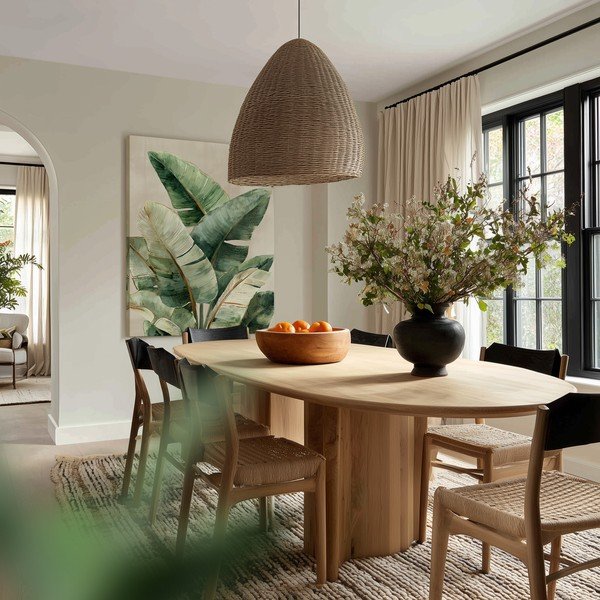 Dipinto stampato dipinto su tela 70x100 cm Foliage – Styler-image-1