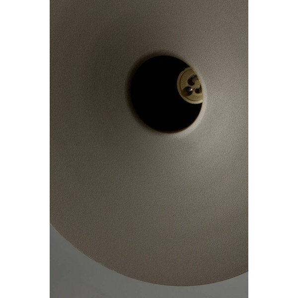 Lampadario marrone in alluminio con intensità regolabile ø 25 cm Evan – Jotex-image-2