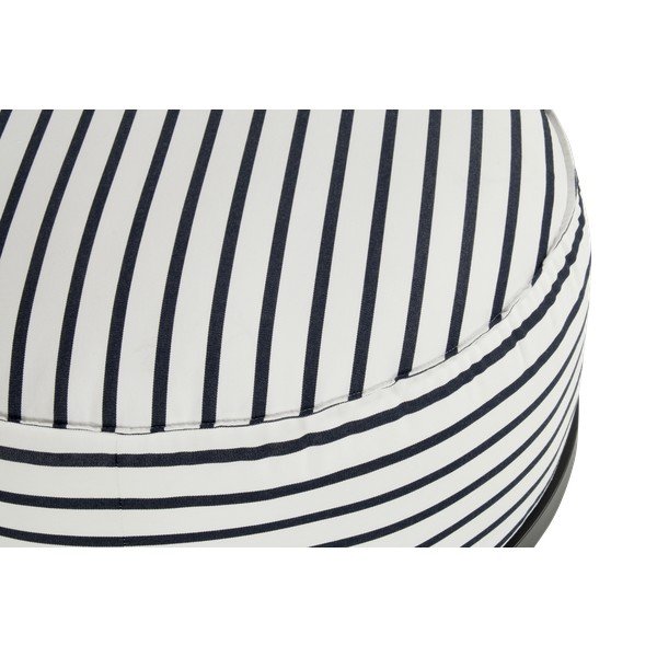 Sgabello da giardino bianco e blu in tessuto sunbrella Emma - Hartman-image-3