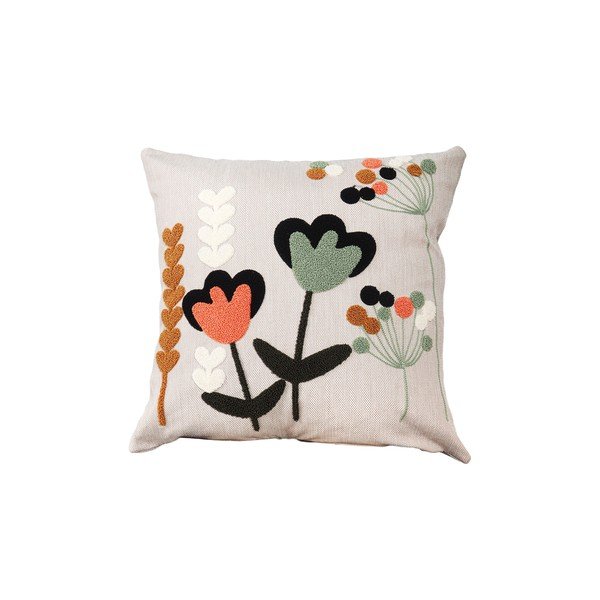 Federa decorativa in lino 43x43 cm Lale – Mioli Decor
