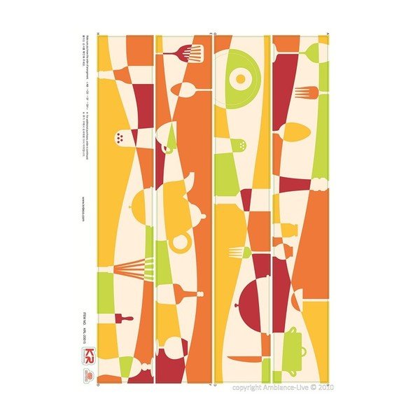 Samolepka AmbianceKitchenware, 264 cm-image-2