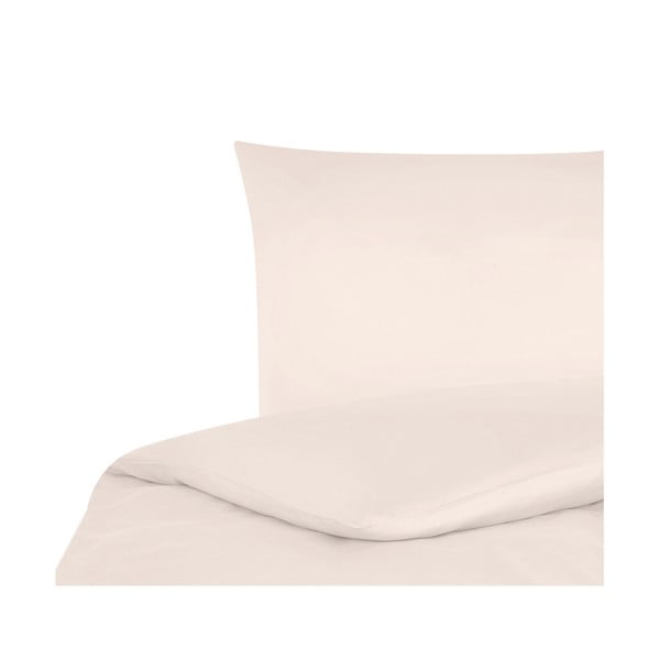 Biancheria da letto in cotone sateen rosa 200x135 cm Comfort - Westwing Collection-image-2