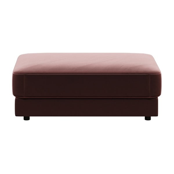 Pouf in velluto rosa scuro Devichy , 112 x 60 cm Laure - devichy