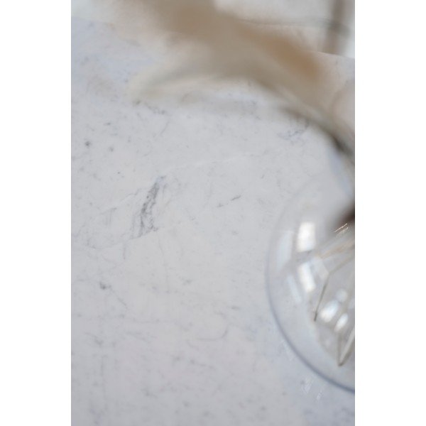 Tavolino in marmo bianco 135x62 cm Hammond - Rowico-image-4
