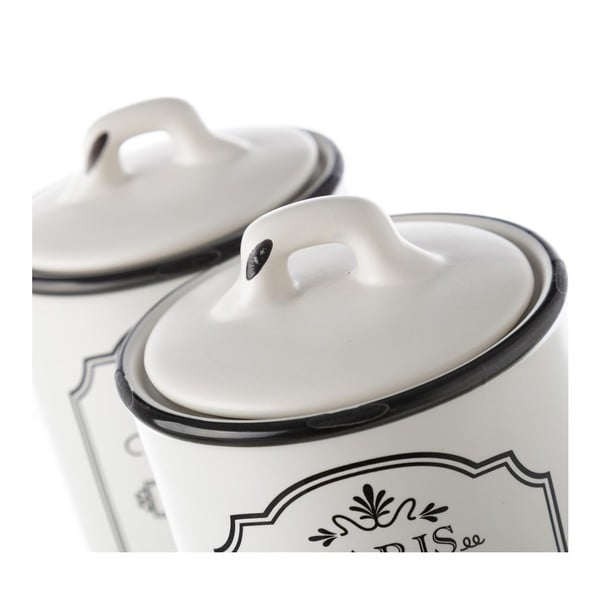 Barattoli da caffè in set da 2 Paris - Casa Selección-image-3