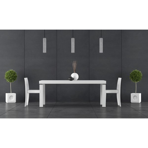 Lampadario grigio in calcestruzzo Fadre – Sollux-image-1