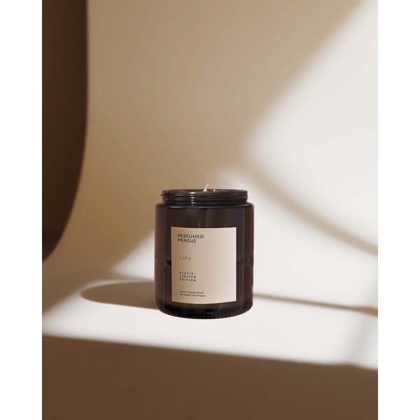 Candela in cera di soia profumata Slavic Edition: #88 Linden, Moss, Hibiscus – Perfumed Prague-image-2